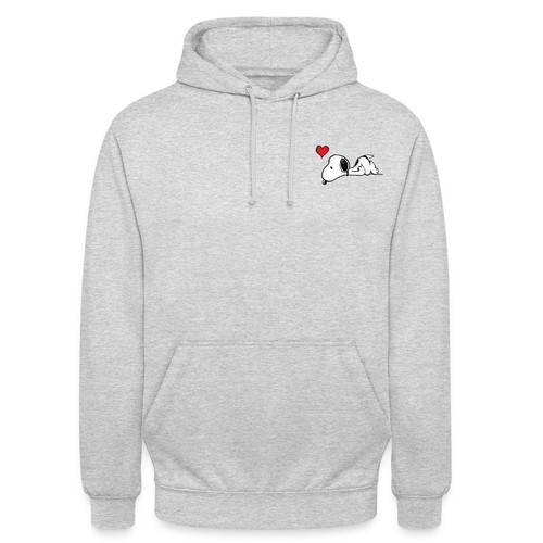 Peanuts snoopy herz brustmotiv - peanuts,