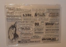 Clear Silikon Stempelset