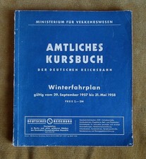 REICHSBAHN-KURSBUCH DR