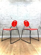 1/2 ITAL. POSTMODERN VINTAGE DESIGNER STUHL CHAIR CHARLIE CARLO BIMBI SEGIS 80er