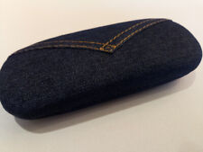 Brillenetui Hartschale im Jeans Style / Blau