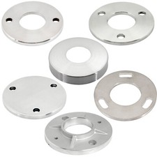 Ankerplatte Bodenflansch Ronde Bodenplatte Abdeckrosette Geländerbau Platte V2A