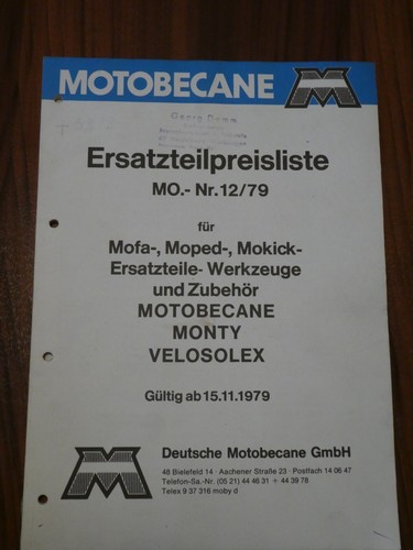 Motobecane monty velosolex - monty,