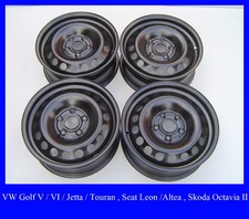 4 Stahlfelgen VW Golf V / VI