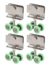 Duschraum Tür Rollen Set