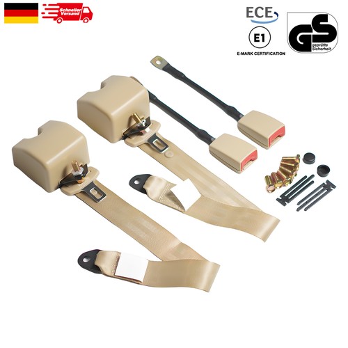 373cm punkt automatikgurt - 2x, 3-punkt