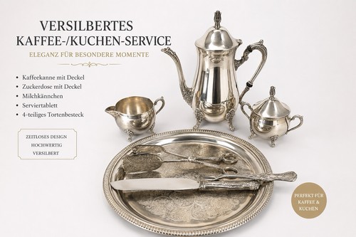 Vintage versilbertes