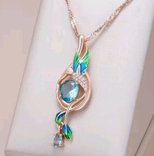 Damen Halskette 585er Rolled