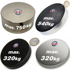 Extra starke Scheibenmagnete Neodym (NdFeB) Magnet-Scheiben, bis 750kg Haftkraft