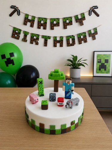 Minecraft set komplett fondant - minecraft,
