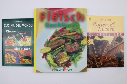 Kochbuch set fleisch kuchen - set:,