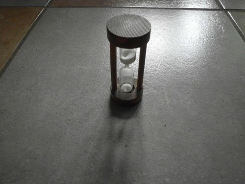 Alte eieruhr sanduhr holz - alte,