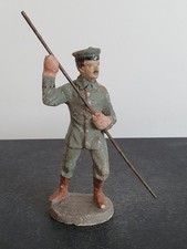 Elastolin Lineol Soldat Pionier für Ponton Boot Preußen Militär I WK Masse 10 cm