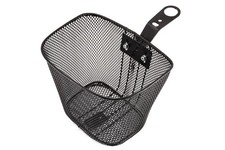Fahrrad Lenkerkorb Kinderfahrrad Korb mit Steuerkopfhalter 1 Zoll schwarz