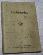 Postleitzahlen 1961