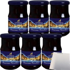 Leverno Amarena-Kirschen entsteint 6er Pack 6x140g Glas usy Block