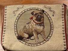 Vintage Mops Möpschen Tasche