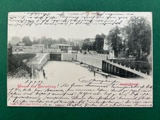 AK Gruss aus Bromberg 1899 Bydgoszcz Kanal Schleuse #1114A