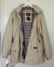 Aigle Damen  Parka Jacke Windjacke Regenjacke Beige Gore-Tex Größe L