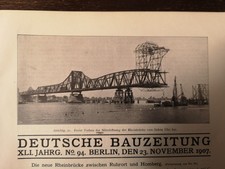 RK 1907 Bauzeitung 94 Duisburg
