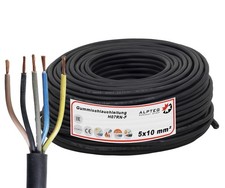 Gummikabel h07rn 5x10mm - h07rn-f, 5x10mm²