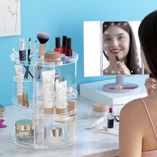 Drehbarer make organizer - make-up,