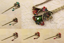 Haarstab haarnadel strass - haarnadel,