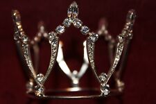 Krone Prinzessin Opernball Hochzeit Diadem Krönchen Glassteine 