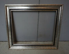 RS1121-018: Art. Deko Bilderrahmen Holz Gestuckt Antik Silber