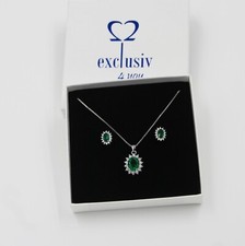 Smaragd Schmuckset Anhänger