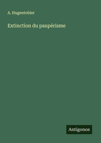 Hugentobler extinction du - hugentobler, |