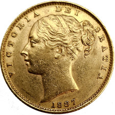 1887-S Queen Victoria Schild