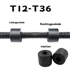 T12 - T32 Rechtsgewinde und