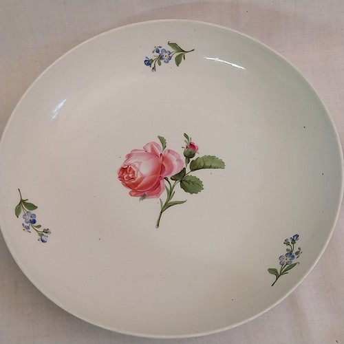 Meissen rote rose - -, runde