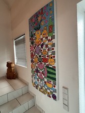James Rizzi Metalltür 3D Skulptur Kunst