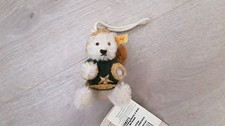 Steiff Anhängerteddy mit Strickset 028373  8cm Mohair Weihnachten Stern