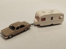 Busch 46854 MB W 123 mit Tabbert Wohnwagen