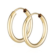 gelb GOLD Creolen OHRHÄNGER