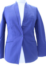 Sheego Damen Blazer Dunkelblau