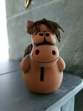 Porzellan Keramik Ton Dino Spardose Bank Sparkasse Motiv: Dino Spartopf Deko Top