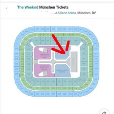 1-4 The Weeknd Tickets 26.06.26 München - Golden Circle links 