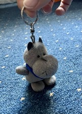 NICI Beanies Nashorn Rudi Schlüsselanhänger, Plüschtier, Stofftier, ca. 7cm TOP