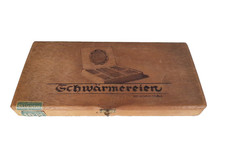 Alte holz zigarren schachtel - holz,