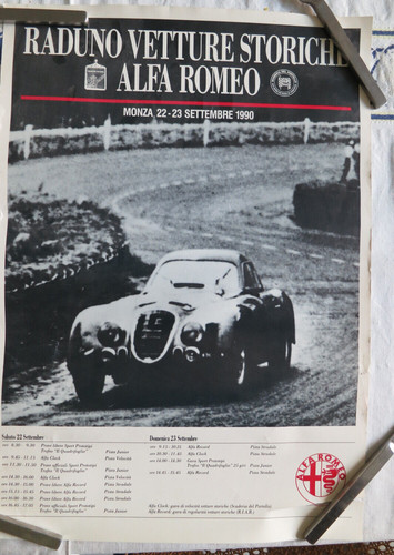 Poster alfa romeo oldtimer - poster,
