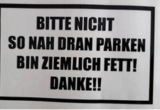 Autoaufkleber sticker bitte - autoaufkleber,