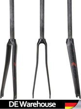 BUCKLOS 700C Rennrad Starrgabel 1-1/8 Zoll Vollcarbon Fahrrad Vorderradgabel DE