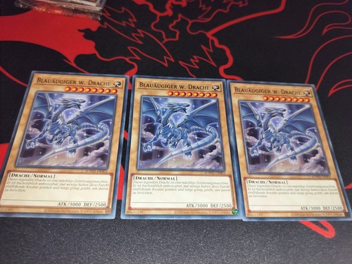 3x blauäugiger w - yu-gi-oh!,
