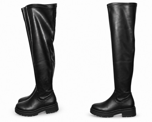 Damen overknee stiefel schwarz - damen,