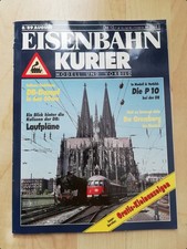 Zeitschrift - Eisenbahn Kurier 8/1989 Deutsche Bahn Modell und Vorbild