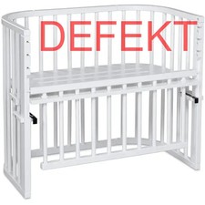 babybay Maxi Beistellbett Comfort Plus Babybett Baby-Stillbett weiß DEFEKTWARE